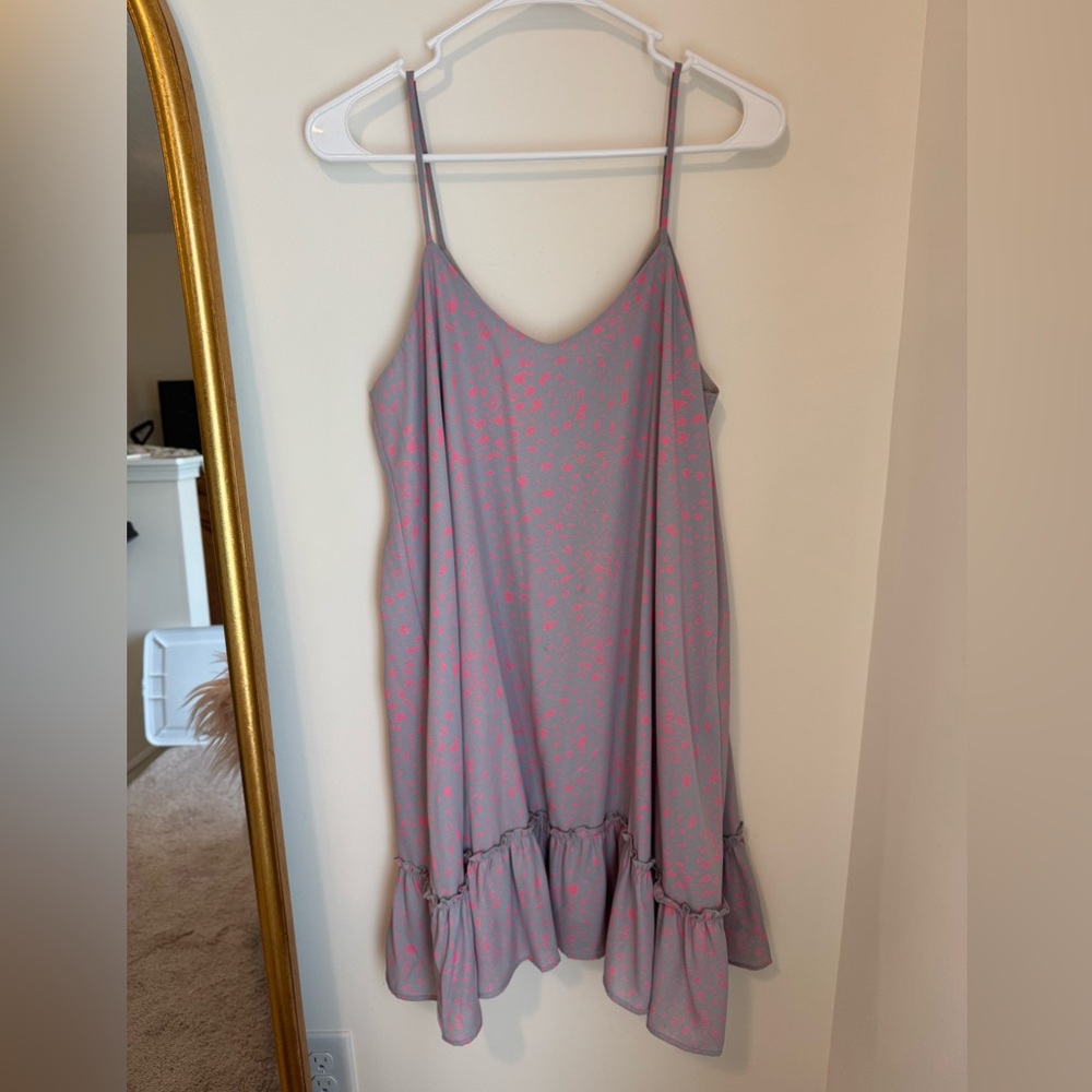 Saints and hearts Pink and purple tank dress